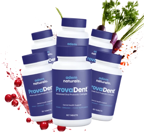 Healthy smiling woman representing ProvaDent® oral wellness support